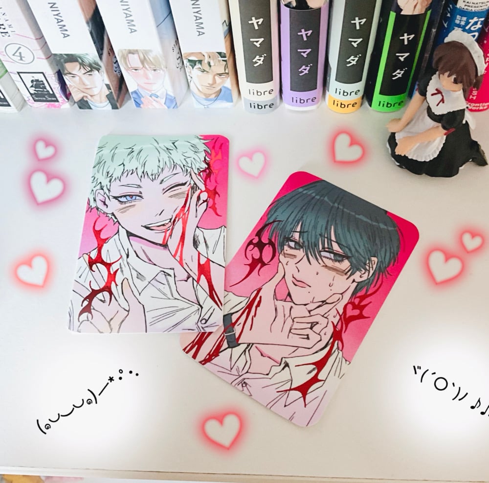 Image of The Summer Hikaru Died Photocards + Badge Bundle 