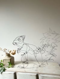 Image 3 of Wire Squirrel Sculptures