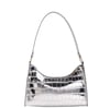 Metallic Crocodile Embossed Bag