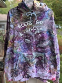 Image 1 of 3XL Let’s Go Girls Orca Tie Dye Hoodie