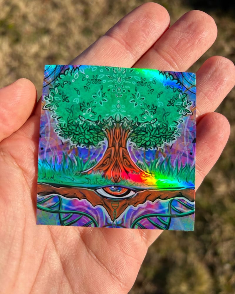 Image of Soul Tree holographic sticker 