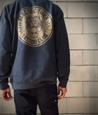 Image 2 of Crewneck Sweatshirt Navy heather 