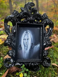 Sephiroth Fanart Framed 3x4 Original Oil Painting 