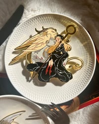 Image 3 of MEALTIME - Dungeon Meshi - Chimera Falin and Marcille Large Pins