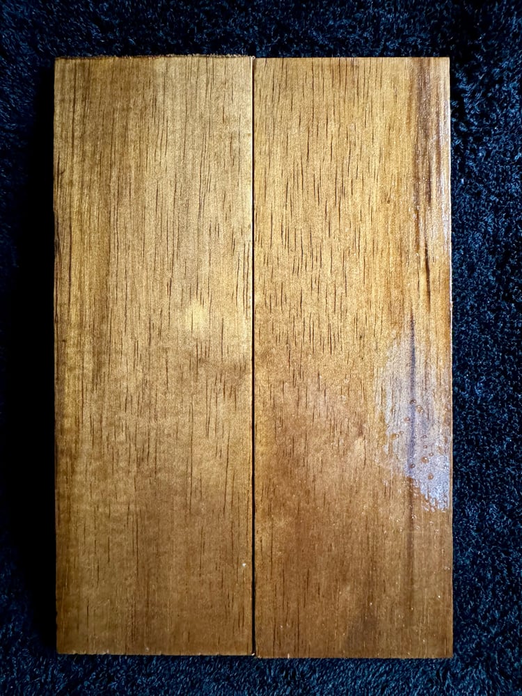 Image of Budget Curly Koa Knife Scales BK-86