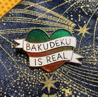 Image 2 of Bakudeku Is Real Enamel Pin