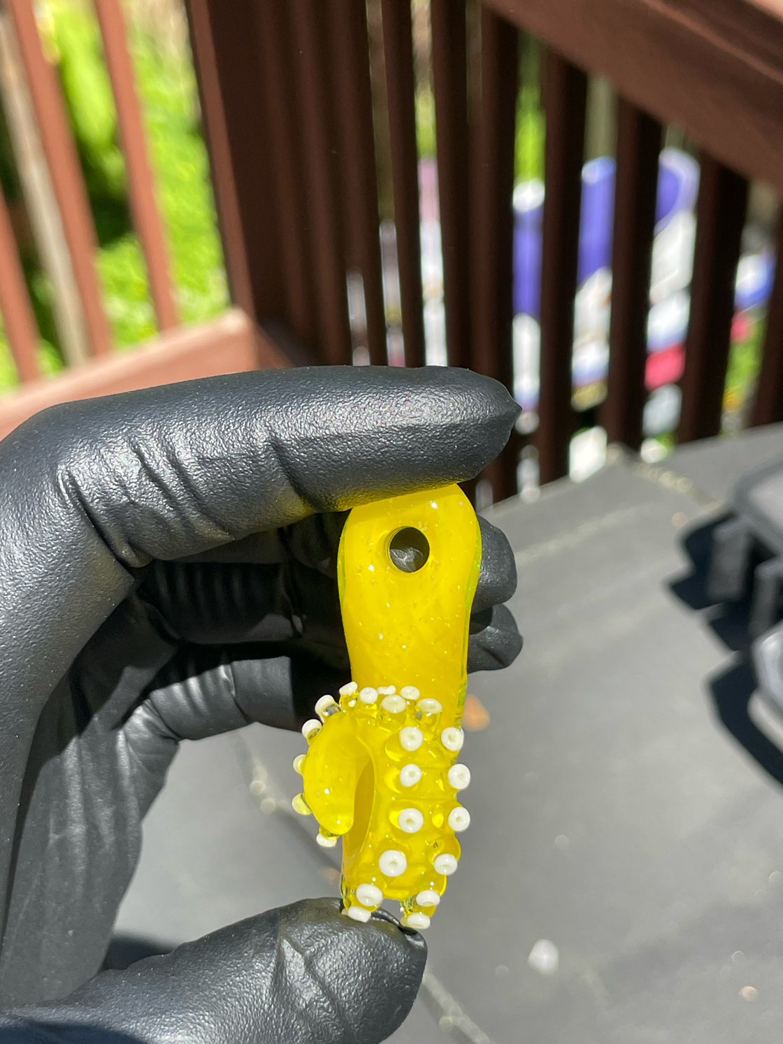 Image of Yellow crushed opal tentacle