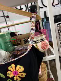 Image 3 of Vintage  flower printed strap swimsuit 