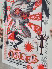 Image 5 of OSEES + Psychic Graveyard (gigposter Paris 2025)