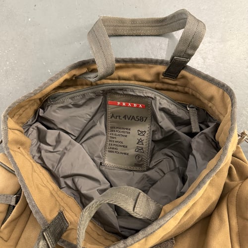 Image of Early 2000s Prada Sport Ricamo Tech Bag