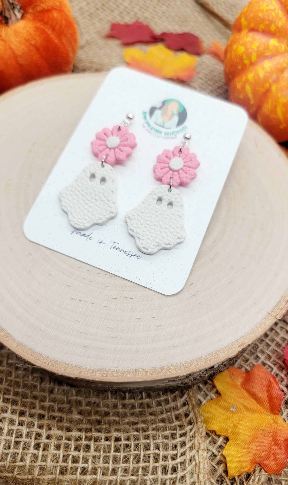 Image of Flower Ghost Earrings