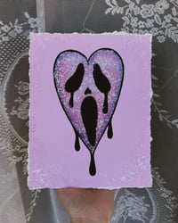 Image 1 of ‘Gh♡stface’ Embellished Art Print