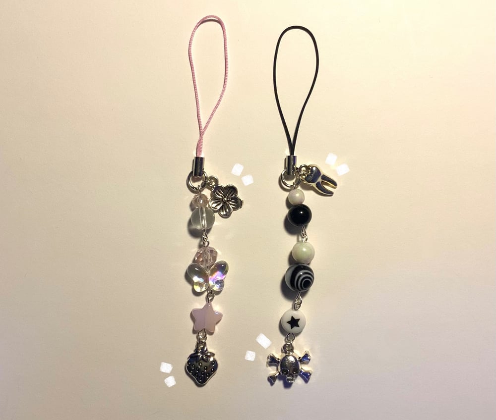 Image of cyber phone charms !! ⋆˚✮  
