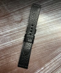 Image 1 of Black Calfskin - Hard Grain - Watch Strap