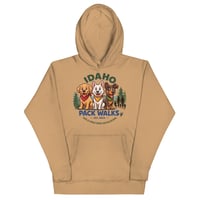 Image 3 of Idaho Pack Walks Hoodie (Front Logo, Light Colors)