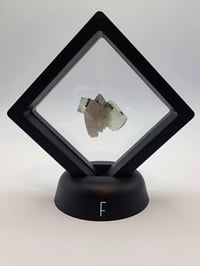 Image 8 of Octahedral YGX Fluorite & Candle Quartz with 2" Display - 10 Styles