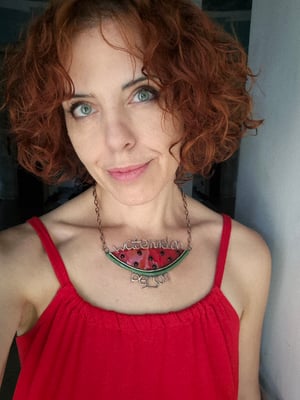Watermelon necklace 