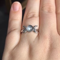 Image 1 of Triple Moon Labradorite Ring ($6)