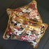 Japanese Gold Or Blue Crane Oblong Cushion Image 4