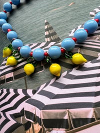 Image 2 of BEADED LEMON NECKLACE 