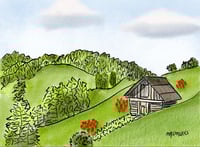 Old cottage on the hill