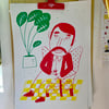 A3 LEE AT HOME riso print