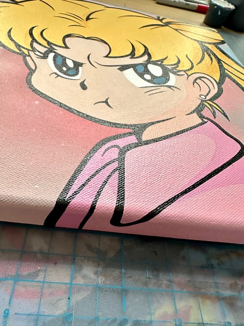 Image of "SAILOR MOON POUT" - Original Painting