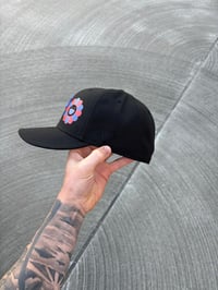 Image 5 of  HOLOGRAM BLACK MULTI TONE PITTSBURGH PIRATES CUSTOM FITTED CAP