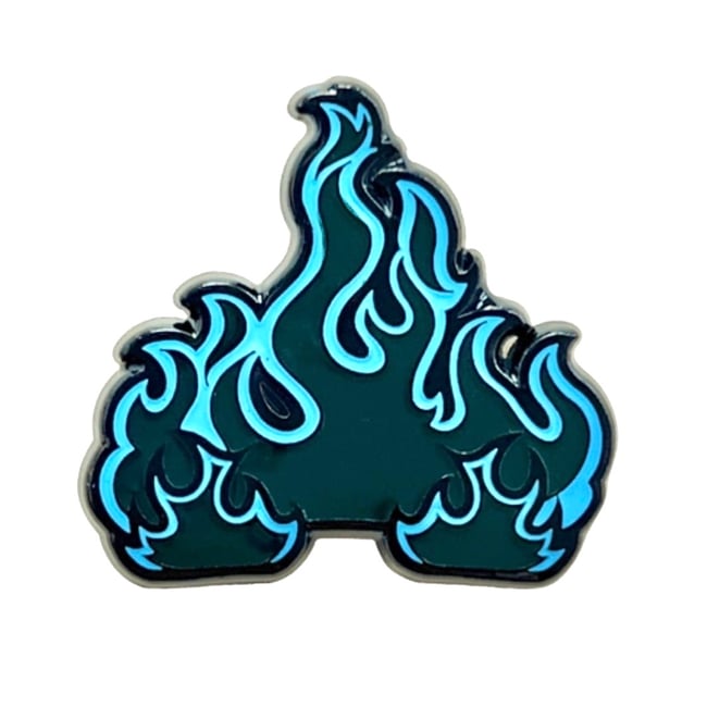 Arsonist Pin - Green Flame