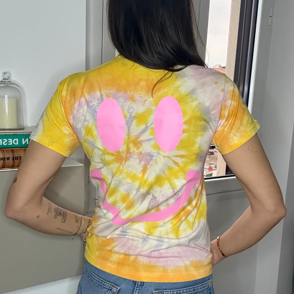 Image of T-SHIRT TIE DYE MAXI SMILE