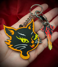 Kreepy Kat PVC Keychain 
