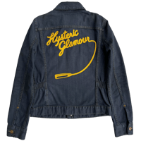Image 1 of Hysteric Glamour Chain Stitched Denim WMNS Jacket - S