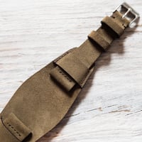 Image 2 of Hunter Green Suede Bund Strap