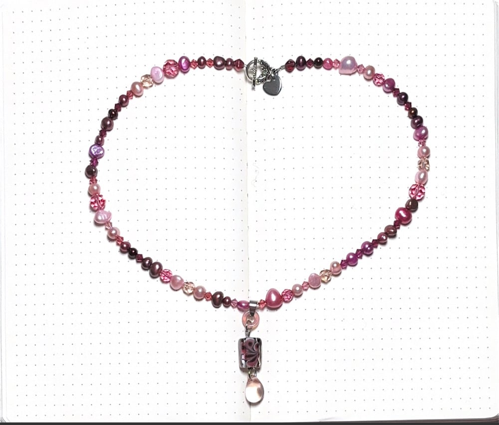 Image of pink swarovski