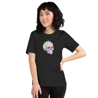 Image 1 of Colorful Watercolor Skull Unisex t-shirt