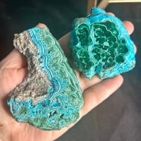 Image 2 of Malachite & Chrysocolla Slabs ($20-$22)