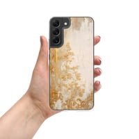 Image 15 of White and Gold Tattered Texture Goth Lolita Kawaii Baroque Clear Case for Samsung®