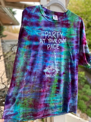 Image of 2XL Party At Your Own Pace Tie Dye Shirt 3