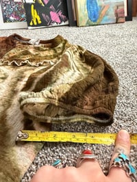 Image 8 of fairyfae up-cycled hand dyed button up blouse (M)