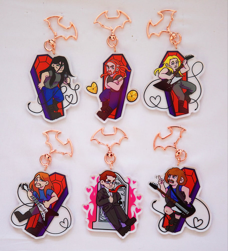 Image of Dethklok Charms - Full Collection - PREORDER
