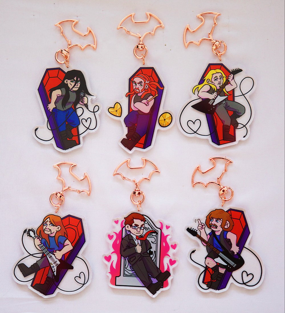 Image of Dethklok Charms - Full Collection 