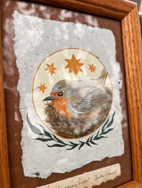 Image 2 of "European Robin" Original 