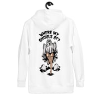 Image 1 of White - Where My Ghouls At Hoodie 