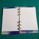 Vintage marble Resin Notebook (slim)