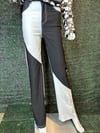 black & white pants 