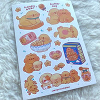 Image 2 of Butter Dog x Honeybear Sticker Sheet