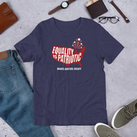 Equality is patriotic distressed Unisex t-shirt