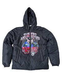 Image 1 of “To Protect and To Disturb” Puffer Jacket