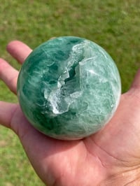 Image 10 of Green Fluorite Crystal Sphere #1862