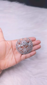 Image 2 of ADB2030-American Diamond Brooch/Saripin